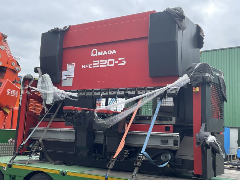 Amada HFE 220t 3m 8 axis Press Brake with Sheet Followers stk 2043 D