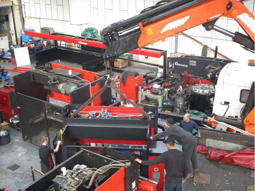 Amada HFB8025 Press Brake supplied by JTES Ltd