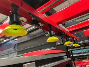 LKI MP300 automation for Amada laser supplied by JTES Ltd