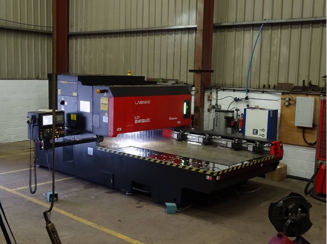 Amada LC2415 Alpha III 4kw laser supplied by JTES Ltd