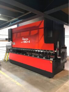 Amada HFT 130t 4m press brake supplied by JTES Ltd