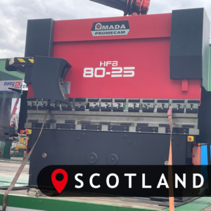 Amada HFB 8025 Pressbrake supplied by JTES Ltd