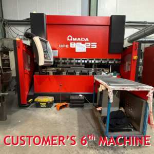 Remanufactured Amada HFE 80-25 Pressbrake supplied by JTES Ltd