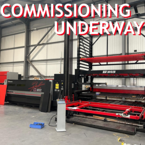 Amada Ensis 3015 AJ 6kw Fibre Laser supplied by JTES Ltd