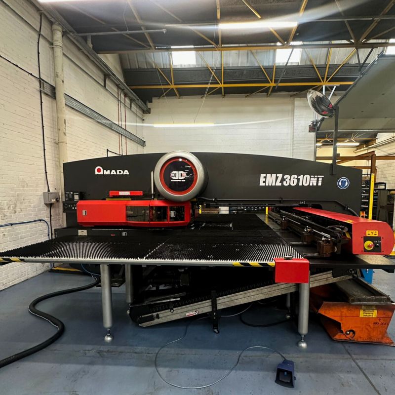 Amada EMZ 3610 electric punch machine supplied by JTES Ltd