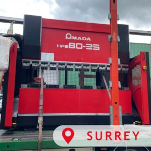 Amada HFE 8025 press brake supplied by JTES Ltd