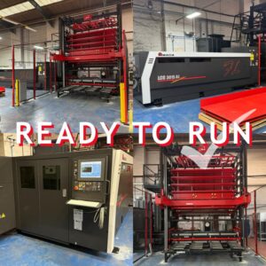 Amada LCG3015 AJ 3kW fibre laser supplied by JTES Ltd