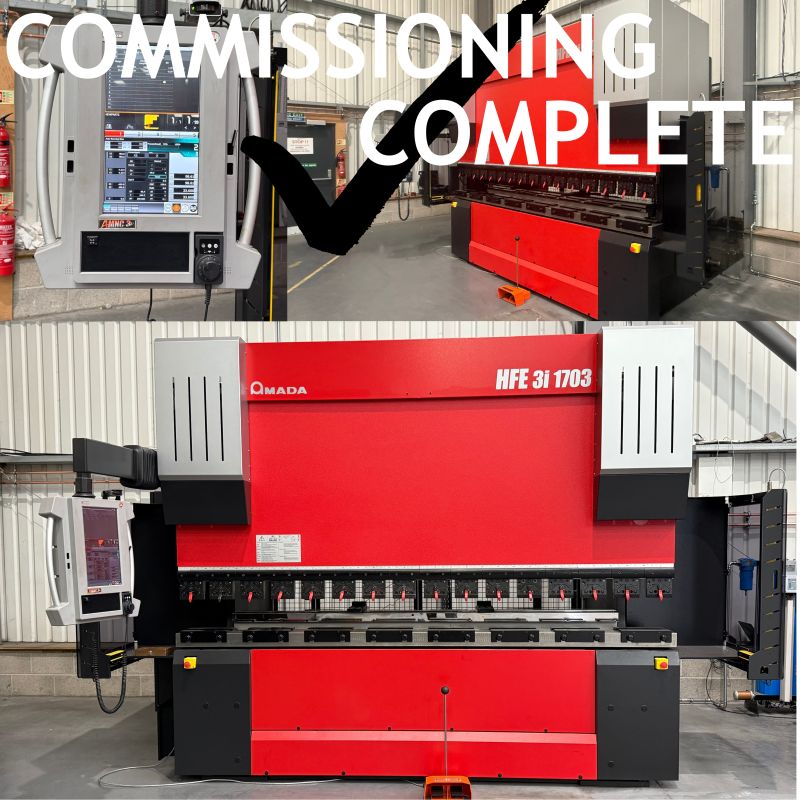 Amada HFE 3i 170t 3m Press Brake supplied by JTES Ltd