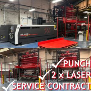Amada LCG3015 AJ Fibre laser supplied by JTES Ltd
