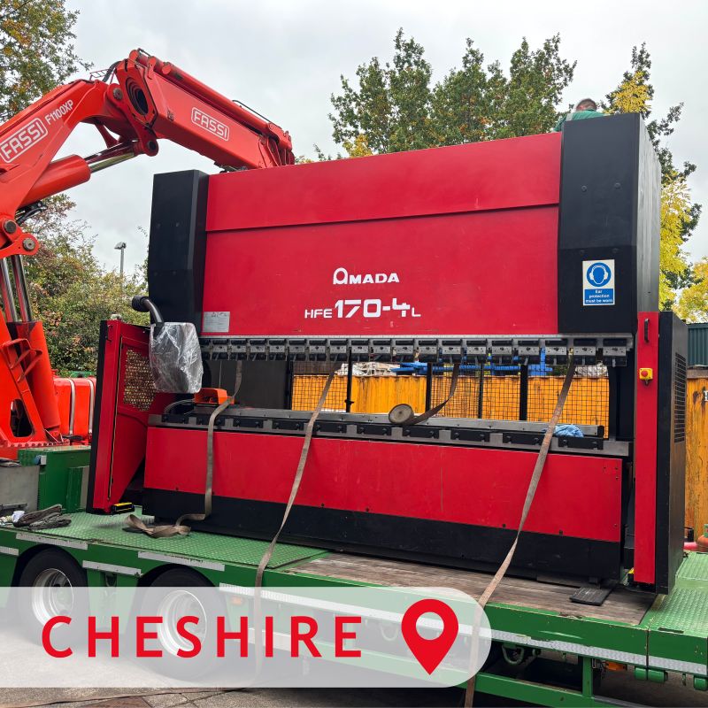 Amada HFE 170t 4m Long stroke press brake supplied by JTES Ltd