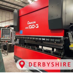 Amada HFE 130t 3m 8 axis press brake supplied by JTES Ltd