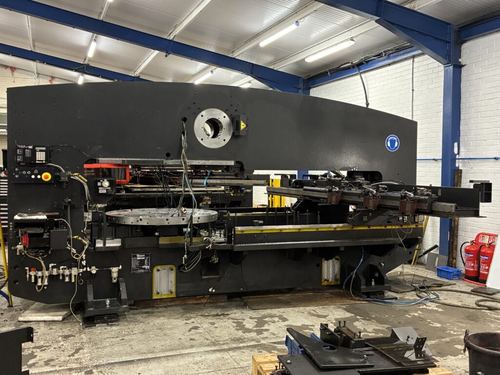 Amada EMZ 3610 during remanufacture by JTES Ltd stk 2048